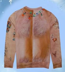 Ntswzys Unisex Adult Ugly Christmas Sweatshirt 2025 Crewneck 3D Printed Funny Sweatshirts Long Sleeve Holiday Pullover Top 3 Ntswzys Unisex Adult Ugly Christmas Sweatshirt 2025 Crewneck 3D Printed Funny Sweatshirts Long Sleeve Holiday Pullover