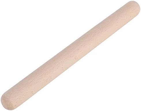 Home Solid Wood Rolling Pin Cake Pastry Pizza Rolling Pin Baking Tool Kitchen Utensils for Pasta, Cookie Dough, Pastry, Bakery, Pizza, Fondant, Chapati(39CM)