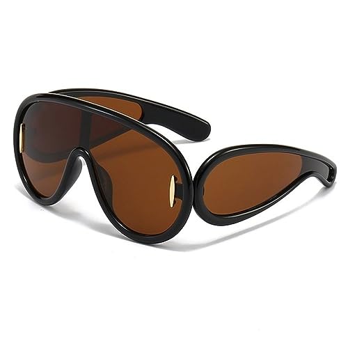 Lunettes de soleil UV400 punk anti éblouissement pour homme et femme