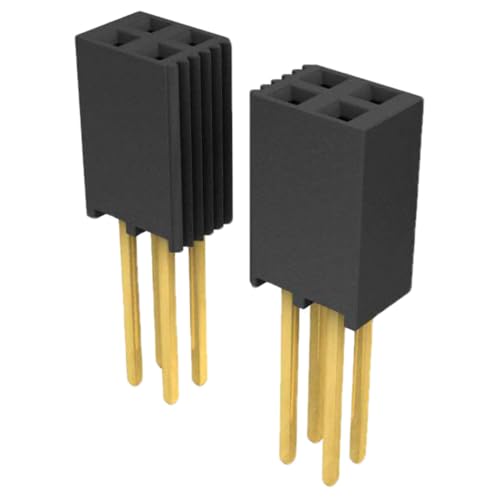 Pack of 4 SSQ-108-03-G-D Connector Receptacle 16 Position Gold PCB :RoHS