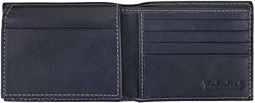 Timberland Men's Leather Wallet with Attached Flip Pocket