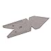 Stainless Steel Fishtail Center Gauge Screw Thread Lathe Cutting Tool for Quick Comparison(#2)