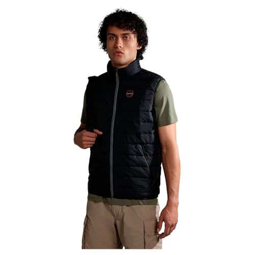 Gilet Napapijri pour homme veste sans manche noire