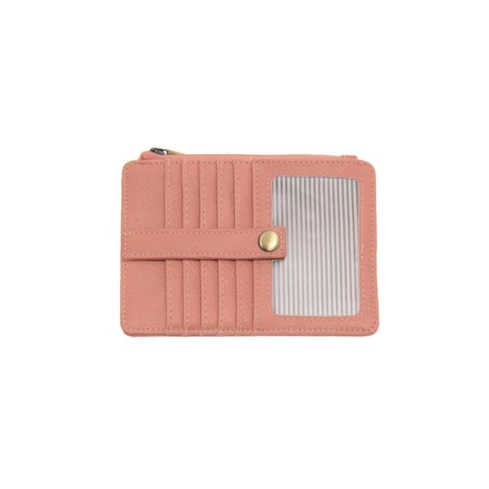 Image of Joy Susan Women's Fashion Purse New Penny Mini Travel Wallet Hand Bag - Clay Pink