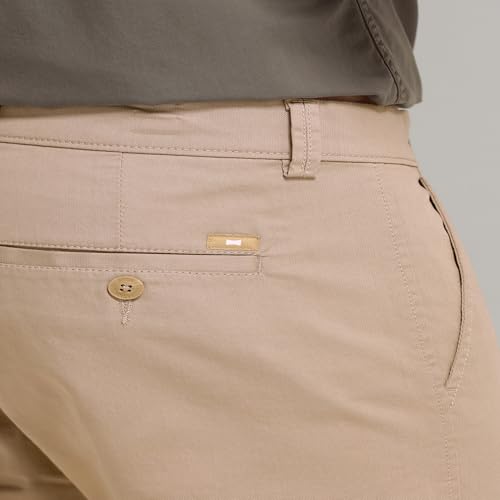 Image of BASICS Premium Cotton Stretch Formal Trousers for Men | Office Pants