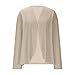 Women's Lightweight Cardigan Open Front Long Sleeve Casual Loose Thin Solid Color Fashion Comfy Fall Cardigans S-2XL
