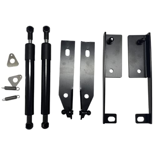 Laicarvor Tailgate Assist for Nissan Frontier D23 2014-2021 No-Drill Lift Supports Gas Dampers Springs Full Kit 2-Year Warranty, Black