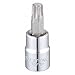Socket Bit, Steel, 3/8 in, TpSz T47-6 pack