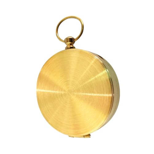 Brújula portátil estilo colgante vintage multi-función de metal miniatura 1