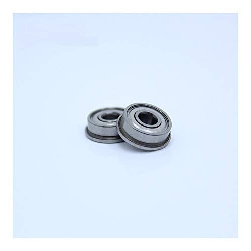 SUOFEILAIMU F694ZZ Flange Bearing 4x11x4 mm Deep Groove Ball Bearing ABEC-1 Flanged F694 Z ZZ Ball Bearings F619/4ZZ Precision Bearing 10PCS
