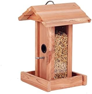 RJJ Alimentador de Aves a Prueba de Lluvia y anticorrosión, balcón de jardín Colgante de Aves Colgantes