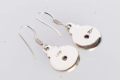 Améthyste boucles d'oreilles pendantes en argent 925 de 4 mm - 4