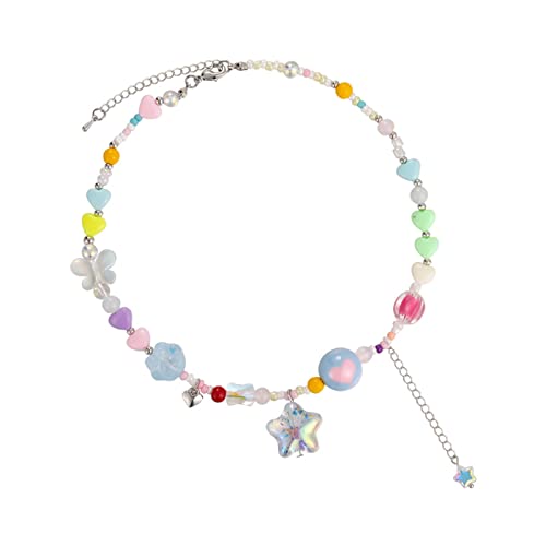 Collier de graines YCQYM fait main bijou bohème pour femme collier ethnique artisanal