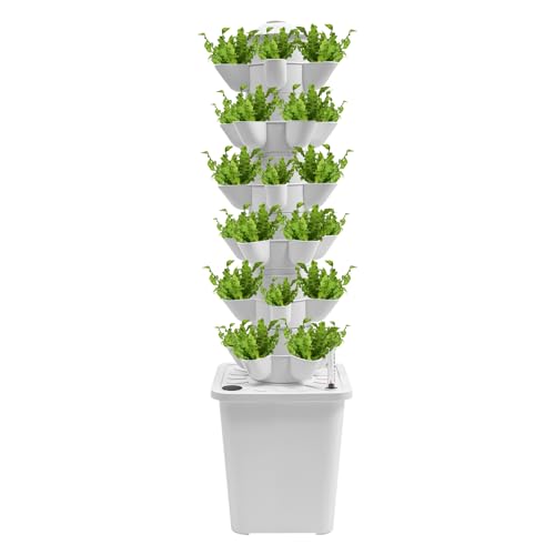6-Tier Hydroponic Indoor Garden Kit with Water Pump