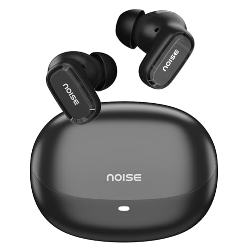 Image of Noise Buds Connect 3 Truly Wireless Earbuds with 40H of Playtime, Quad Mic with ENC, Low Latency, 10mm Driver, BT V5.4(Slate Black)