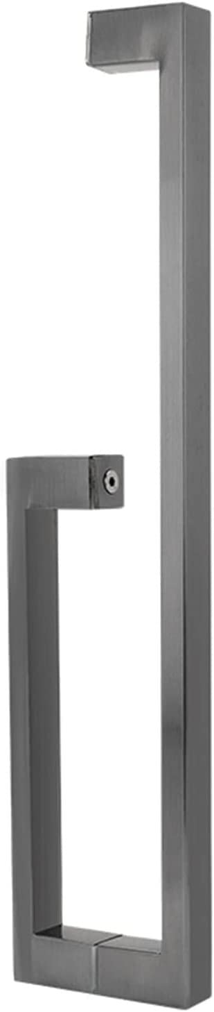 RAN Manija de Puerta corredera de Granero de Dos Lados, manija de la Puerta de Empuje de Acero Inoxidable de 9 lideres, Cabida for la Puerta de Madera de la Puerta de Vidrio Manillas