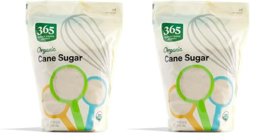 Image of 365 by Whole Foods Market, Organic Cane Sugar, 64 Ounce (Pack of 2)