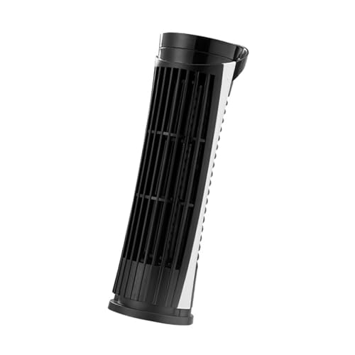 TOWARDSNAN Ventilador E lectric, ventilador de escritorio alimentado por USB, ligero y silencioso, ventilador de torre sin aspas con dispositivo de refrigeración de luz LED para oficina y uso