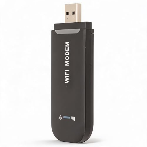 Image of 4G LTE WiFi Router for Mobile Hotspot (B1 /B3 /B5 FDD, B1 WCDMA) | USB Plug and Play, Connects Up to 10 Users | Stable Internet for Laptops, PCs, and Phones with Micro SIM Card