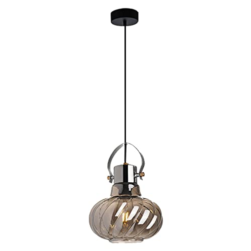 Lustre moderne salle à manger avec suspension en verre pour douille E27