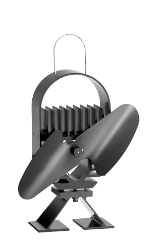 Ecofan AirDeco I Heat Powered Stove Fan - Powerful Modern Design,...