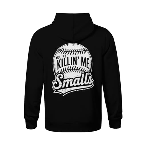 Kids You're Killin Me Smalls Funny Baseball Enthusiast Boys Girls Lightweight Kangaroo Pocket Fleece Hoodies3
