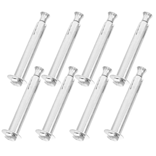 VALICLUD 8 Tornillos de Expansión de Acero Efecto Amortiguador y Fácil Instalación para Reductores de Velocidad en Carreteras y Zonas Residenciales