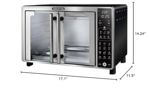 Gourmia Digital Oven with Air Fryer 24 Liters Stainless Steel