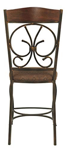 Signature Design By Ashley Glambrey Counter Height Bar Stool, Brown & Glambrey Dining Room Chair, Brown #TOP3