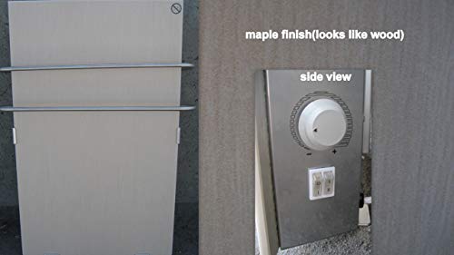 Slate Wall Heater with Towel Bars