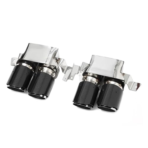 Silencieux d'échappement Benz W223 en carbone embout style B