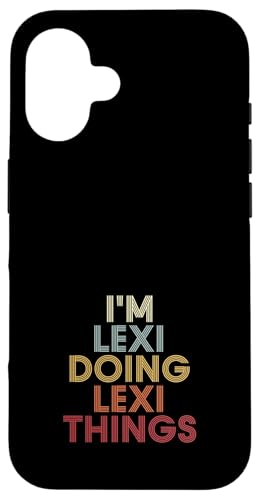 Lexi Name Lexi Personalized Name First Given �X�}�z�P�[�X iPhone 16 �p