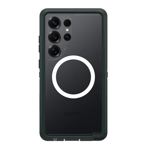 Image of OtterBox Samsung Galaxy S25 Ultra Defender Series XT Clear Magnet Case - Sagebrush Green