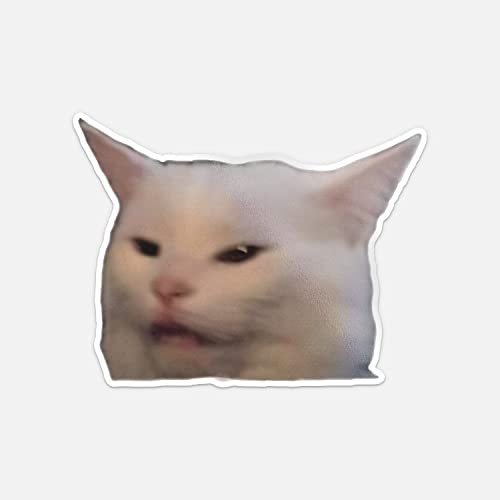 Smudge The Cat Meme Sticker Vinyl Bumper Laptop Window Decal Waterproof