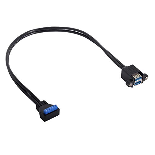 Xiwai Dual a Femmina Montaggio a Vite Tipo USB 3.0...