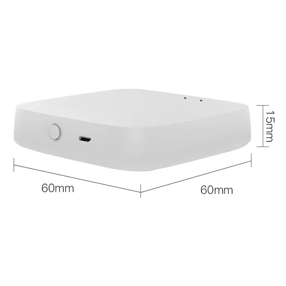 JANDEI – HUB inalámbrico Zigbee, Compatible con Tuya Smart App, Amazon Alexa y Google Home