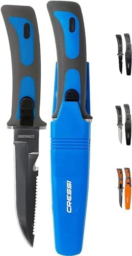 Cressi Vigo Knife - Coltello Professionale Subacqueo per Immersioni e Apnea