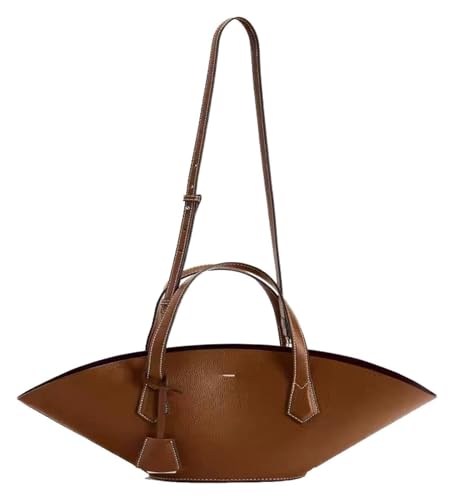 Ladies PU Leather Shoulder Bag Commuter Tote Bag With Detachable Shoulder Strap