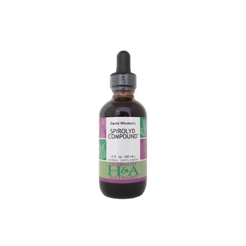Herbalist & Alchemist Spirolyd Compound, Suplemento Fitoterápico Líquido, 4 mL por porção, 60 mL