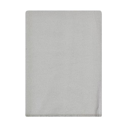 Image of Hudson Baby Unisex Baby Cotton Poly Flannel Burp Cloths Bundle, Farm Friends Cream, One Size