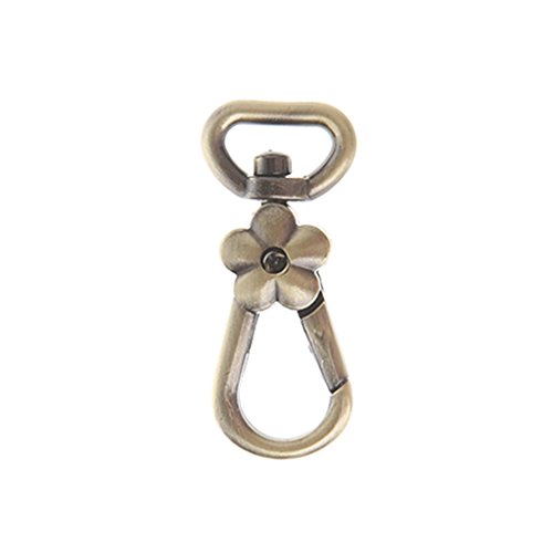 Simplelif Flower Lobster Claw Clasps Swivel Trigger Clips Snap Hook Bag Clasps Bag Key Rings Keychains #TOP2