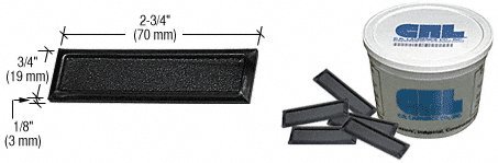 Support bague noir adhésif pour vitrine et bijoux en vrac
