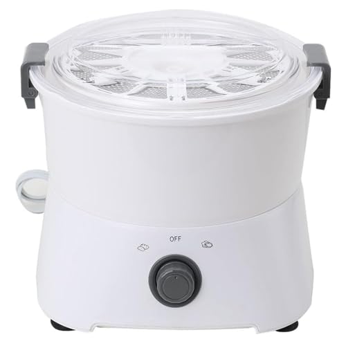 Dfdieratve Automatic Potato Peeler Machine, 85W Electric Potato Peeler,Portable Potato Washer, Multifunction Potato Peeler Peeling Machine for Kitchen