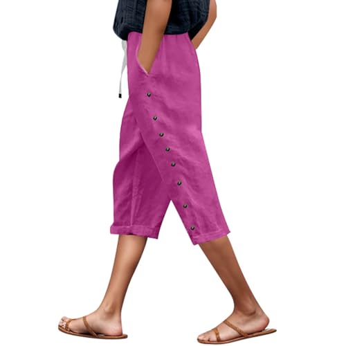 Capri lin WWricotta taille haute : la solution anti-chaleur confortable avec poches