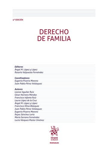 Derecho de Familia 4ª Edición 2023 (Manuales de Derecho Civil y Mercantil)