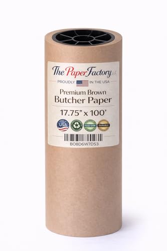 Premium Brown Butcher Paper Roll 17.75” x...
