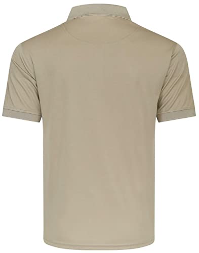 LAPG Men's Lightweight Short Sleeve Core Polo, Stretchy and Breathable, Anti-Wrinkle Polo Shirt for Men2