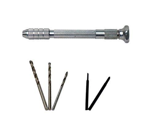 Racers Edge 7061 Pin Vise Miniature Drill Set with 5 Bits