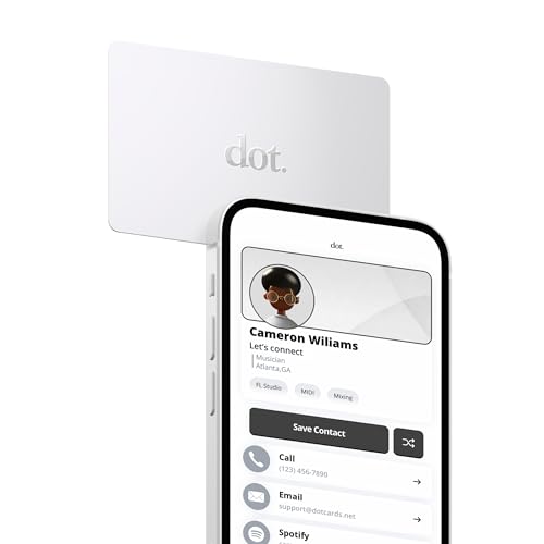 dot. Card - Digital Business Card - Tap Compatible with