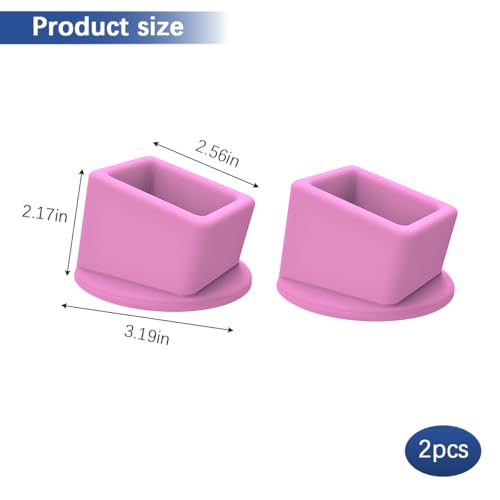 Image of Bittwee Seat Belt Buckle Holder Car Seatbelt Fixer, Pink | Silicone construction, soft contact feel, anti-slip surface, easy daily access, auto accessories